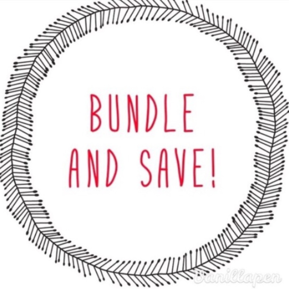 BUNDLE AND SAVE!!! 2 ITEMS = 15% OFF!